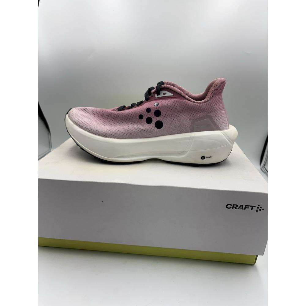 CRAFT Nordlite Ultra Men's Pink Black White Low Top Lace-Up Running Sneakers